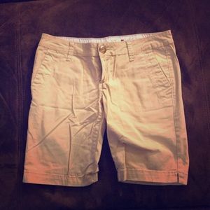 Khaki Bermuda shorts